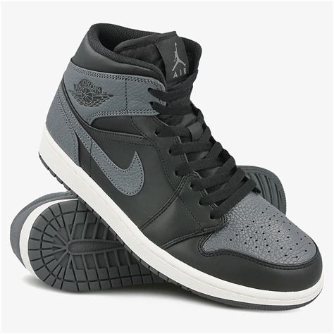 nike jordan 1 mid herren grau|nike jordan 1 grau.